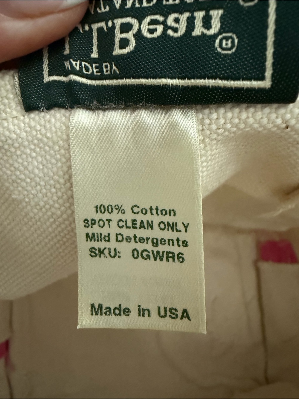 LL Bean Boat and Tote Bag w/ Dog & Maine Slogan Embroidery *Storage Clean Out!* - Picture 12 of 15